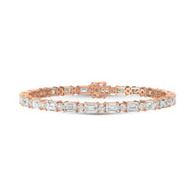 14K Rose Gold Diamond 8 7/8 Ct.Tw. Fashion Bracelet