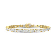 14K Yellow Gold Diamond 8 7/8 Ct.Tw. Fashion Bracelet