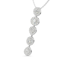 14K White Gold Diamond 1 1/4 Ct.Tw. Fashion Pendant