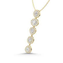 14K Yellow Gold Diamond 1 1/4 Ct.Tw. Fashion Pendant