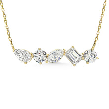 14K Yellow Gold Diamond 7/8 Ct.Tw. Fashion Pendant