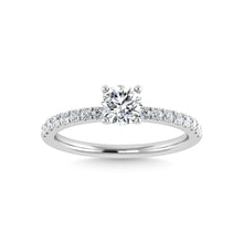 10K White Gold Lab Grown Diamond 1 Ct.Tw. Engagement Ring