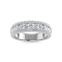 10K White Gold Lab Grown Diamond 1 Ct.Tw. Ladies Band