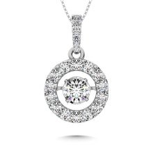 10K White Gold Lab Grown Diamond 1 3/8 Ct.Tw. Fashion Pendants