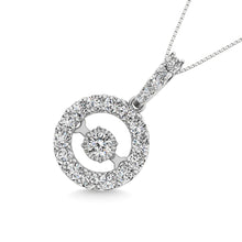 10K White Gold Lab Grown Diamond 1 3/8 Ct.Tw. Fashion Pendants