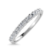 10K White Gold Lab Grown Diamond 1/4 Ct.Tw. Machine Band