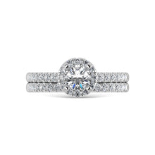 10K White Gold Lab Grown Diamond 1 Ct.Tw. Bridal Ring