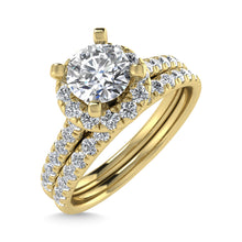 10K Yellow Gold Lab Grown Diamond 1 Ct.Tw. Bridal Ring