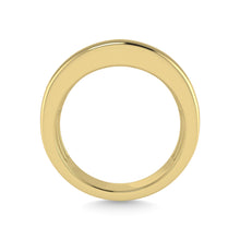 10K Yellow Gold Lab Grown Diamond 1/2 Ct.Tw. Channel Set Wedding Band