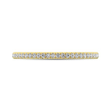 14K Yellow Gold 1/6 Ct.Tw. Diamond Stackable Band