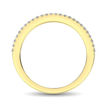 14K Yellow Gold 1/6 Ct.Tw. Diamond Stackable Band